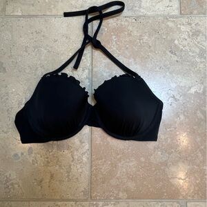 Shade & Shore Black Womens Bikini Top